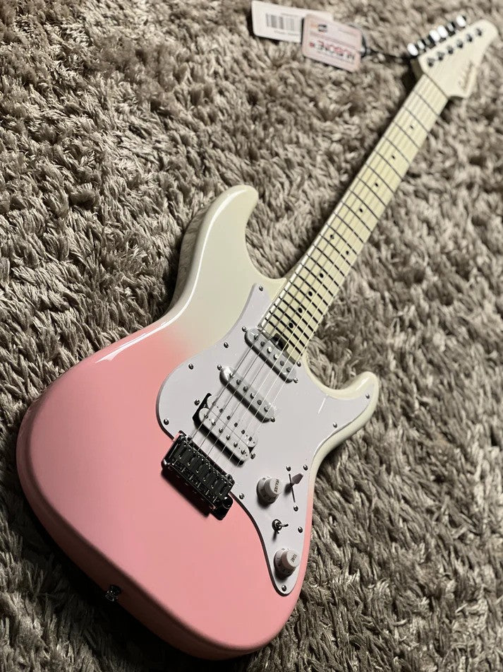 Soloking MS-1 Classic MKII in White Pink Burst with White Neck Nafiri Special Run