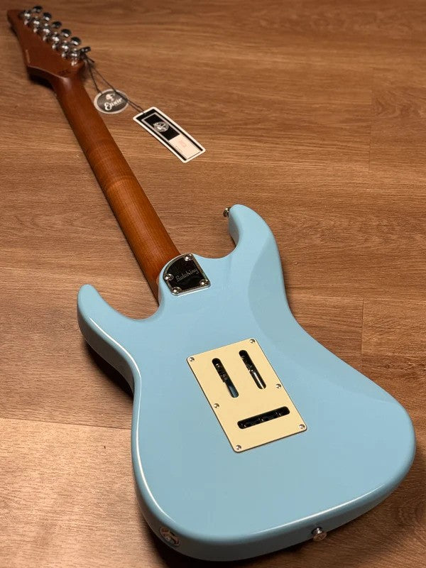 Soloking MS-1 Classic FMT in Celeste Blue with 5A Flame