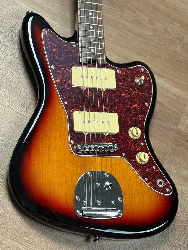 Soloking JM-1 Offset Special with Rosewood FB in 3-Tone Sunburst
