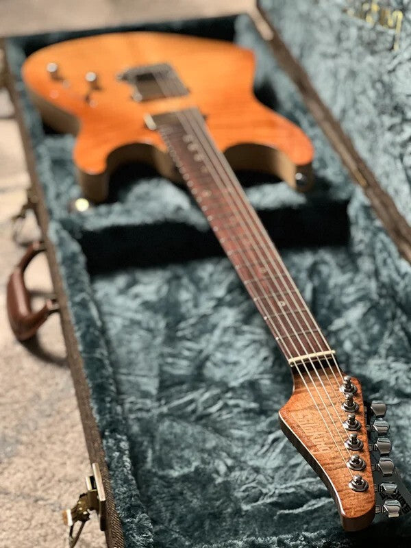 Soloking MS-1 Custom 24 HH FMT Elite in Fire Wakesurf Satin with Hardshell Case