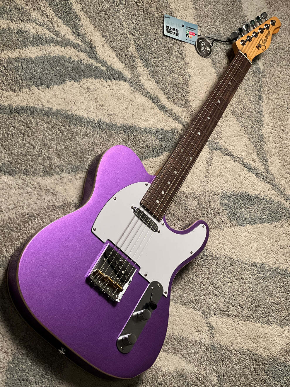 Soloking MT-1 Tribute 60s with Rosewood FB in Purple Metallic