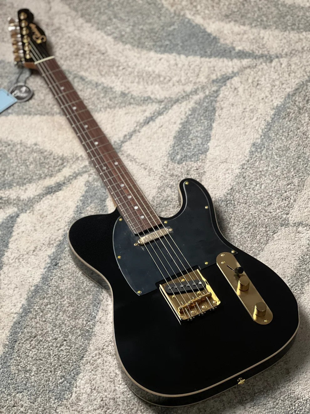 Soloking MT-1 Tribute 60s with Rosewood FB in Black Beauty with Gold Hardware