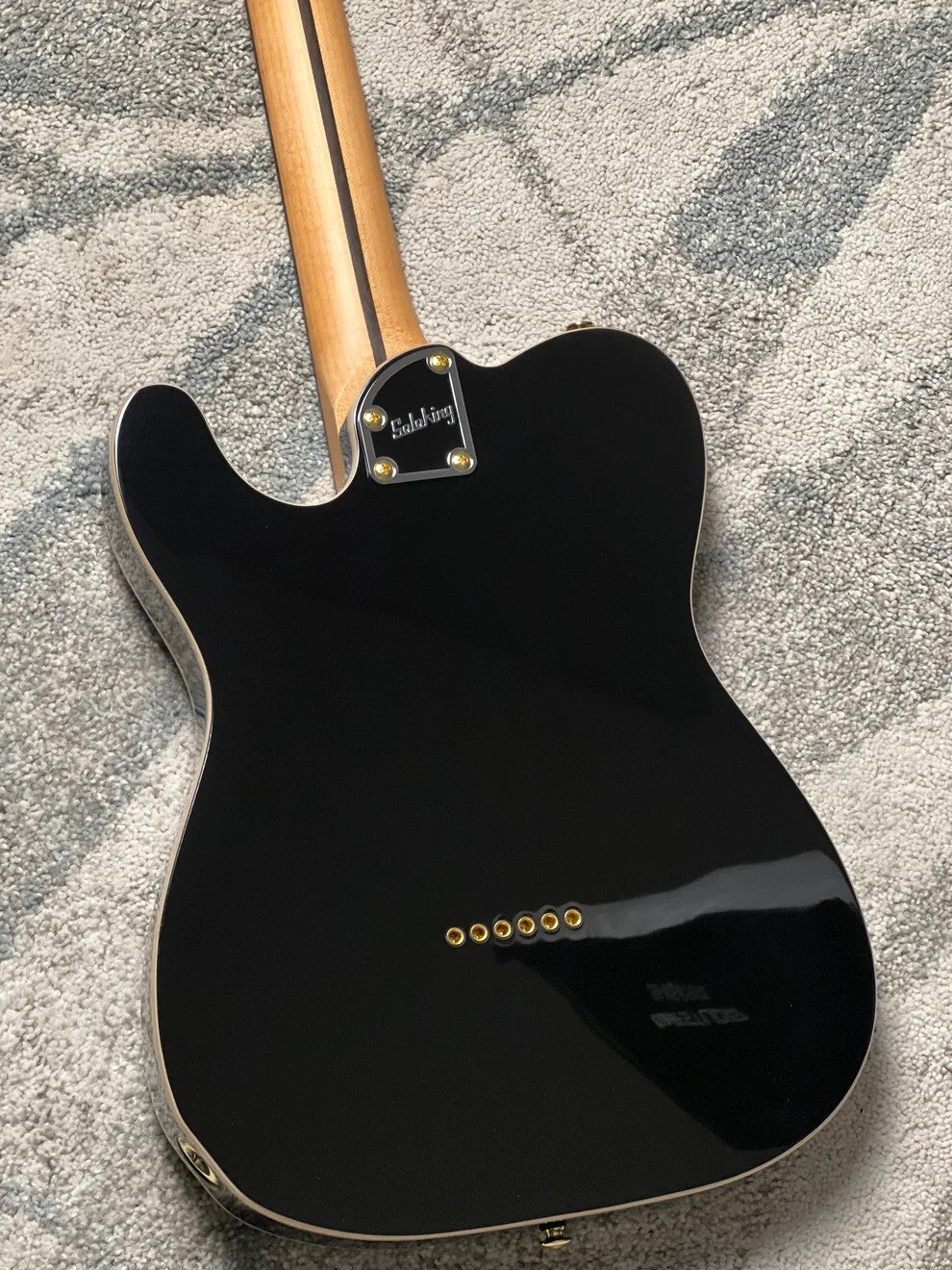 Soloking MT-1 Tribute 60s with Rosewood FB in Black Beauty with Gold Hardware