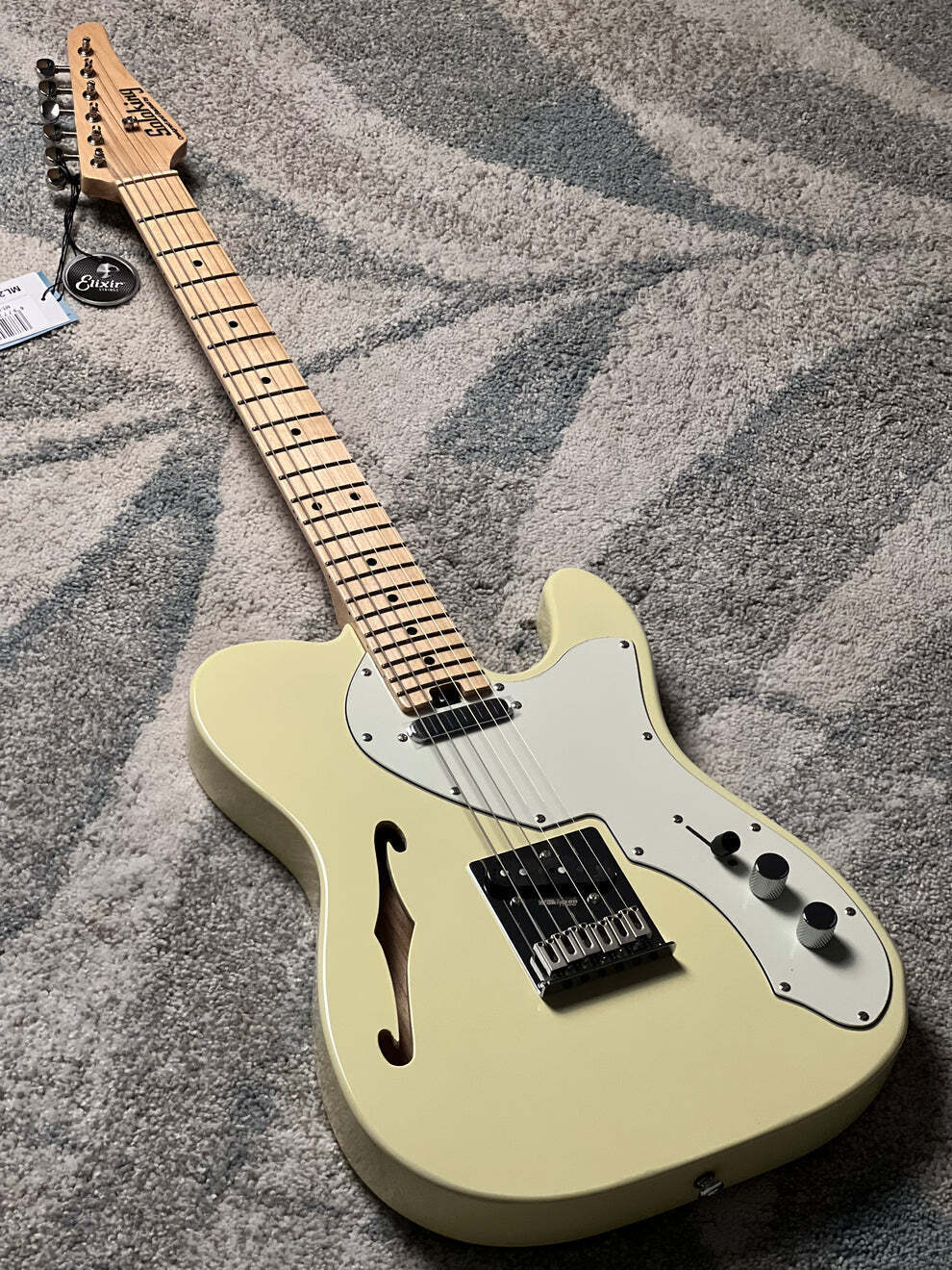 Soloking MT-1 Thinline in Vintage White
