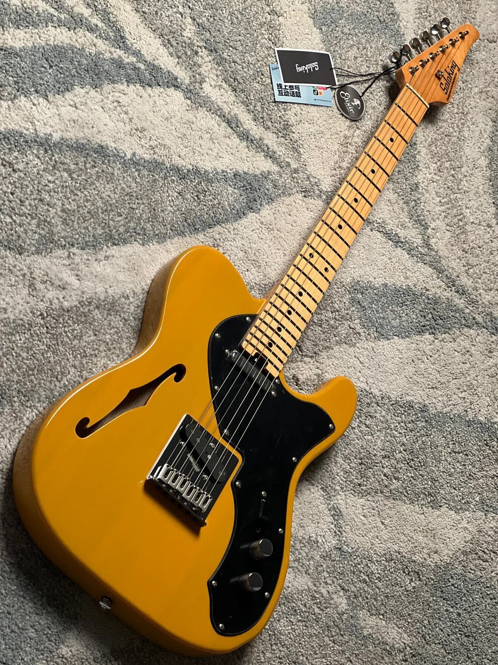 Soloking MT-1 Thinline in Butterscotch Blonde