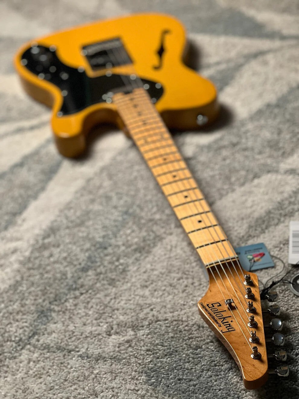 Soloking MT-1 Thinline in Butterscotch Blonde