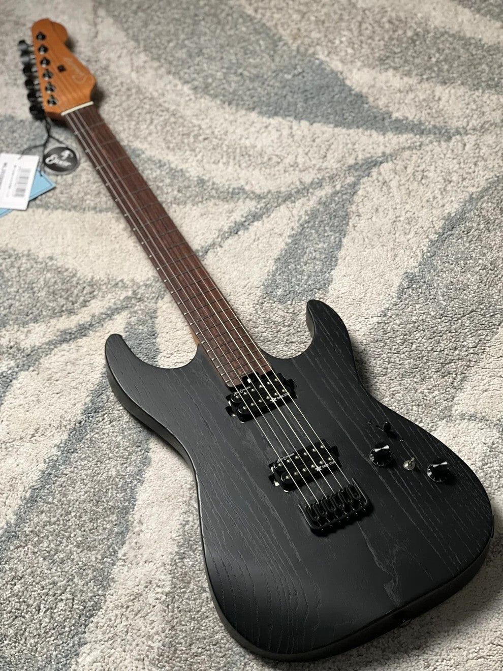 Soloking MS-1 Custom 22 HH ASH in Open Pore Matte Black Nafiri Special Run