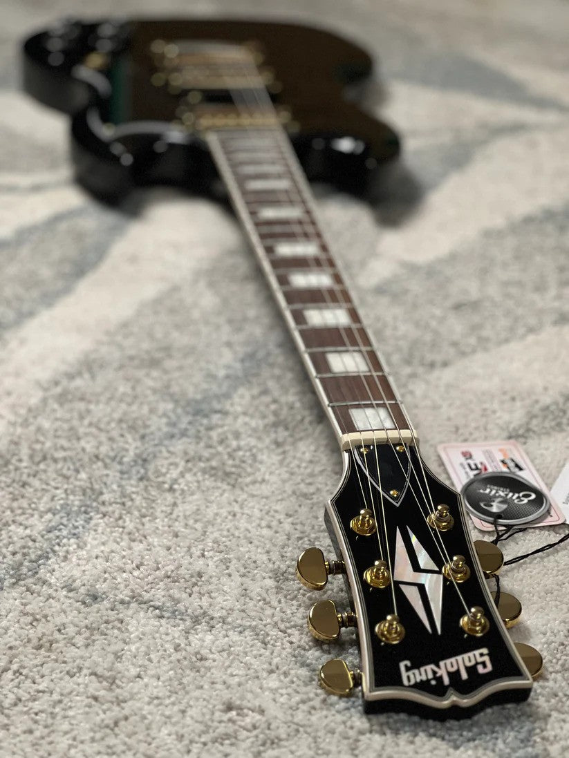 Soloking SG60 MKII in Black Beauty with Gold Hardware