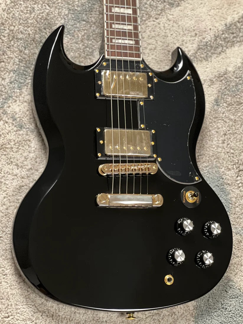 Soloking SG60 MKII in Black Beauty with Gold Hardware