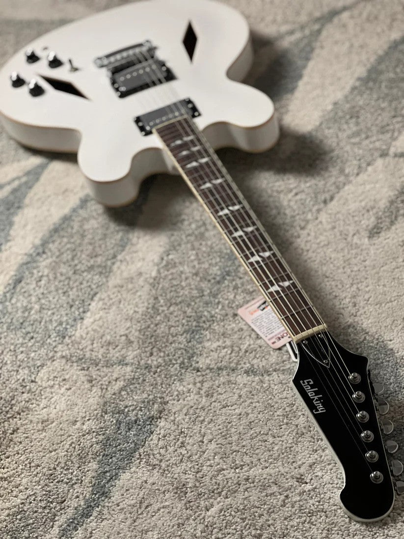 Soloking SDG-335 Dave Grohl Style Tribute in Alpine White