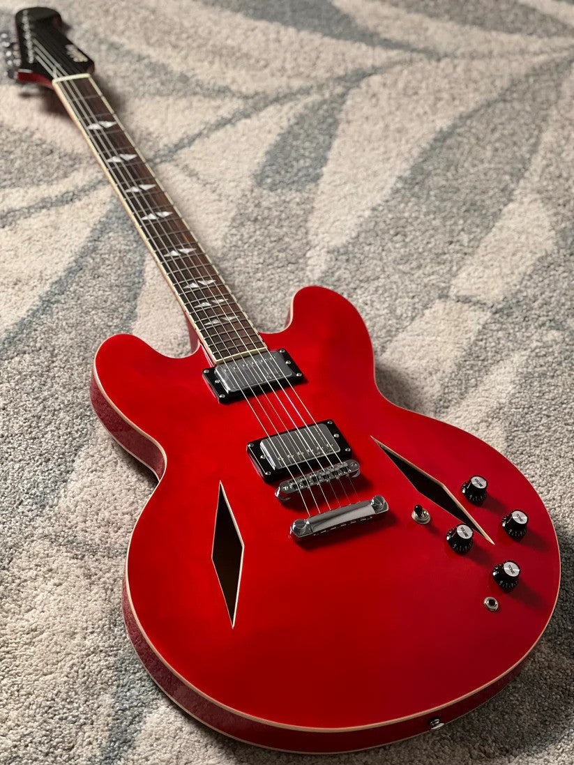 Soloking SDG-335 Dave Grohl Style Tribute in Cherry Red
