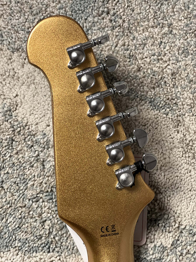 Soloking SDG-335 Dave Grohl Style Tribute in Gold Metallic