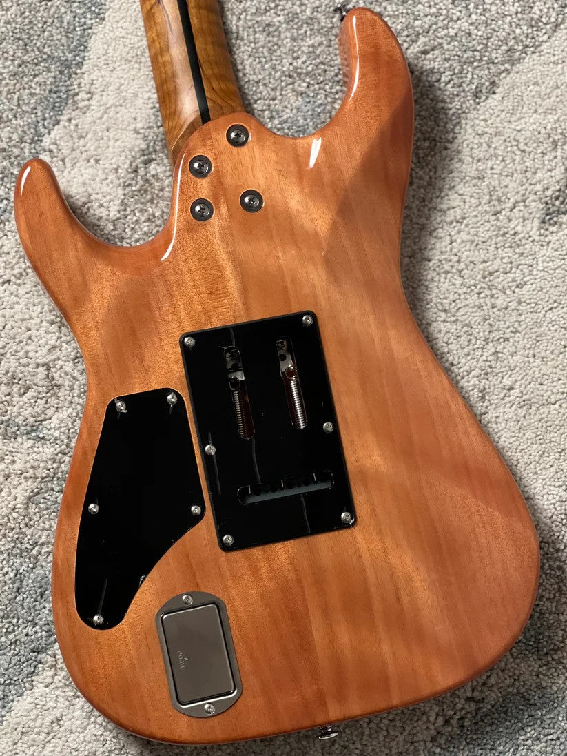 Soloking MS-1 Custom 24 HH MOD Flat Top FMN in Natural Gloss with Fishman Fluence Pickups