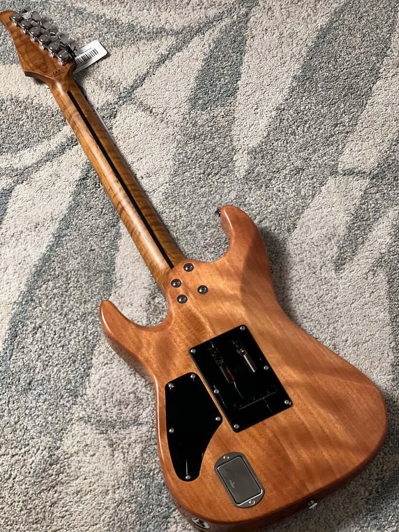 Soloking MS-1 Custom 24 HH MOD Flat Top FMN in Natural Gloss with Fishman Fluence Pickups