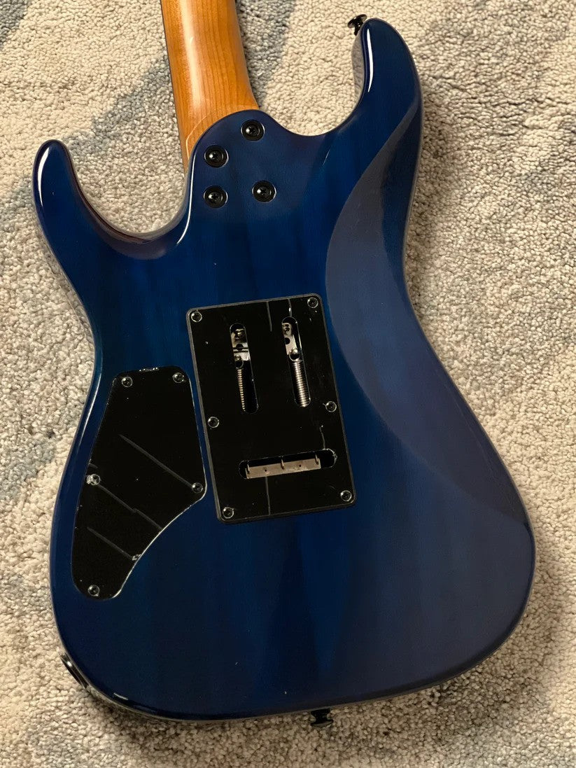Soloking MS-1 Custom 24 HH FR Revenant in Black Aqua Burst