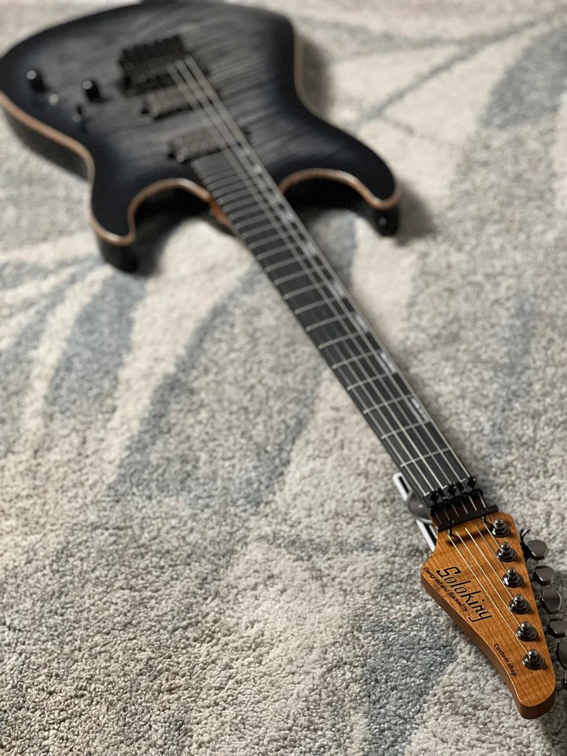 Soloking MS-1 Custom 24 HH FR Revenant in Black Charcoal Burst