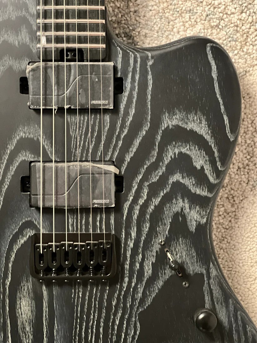 Soloking MJM-1 Custom HH with Fishman Fluence and Wenge Neck in Driftwood Black