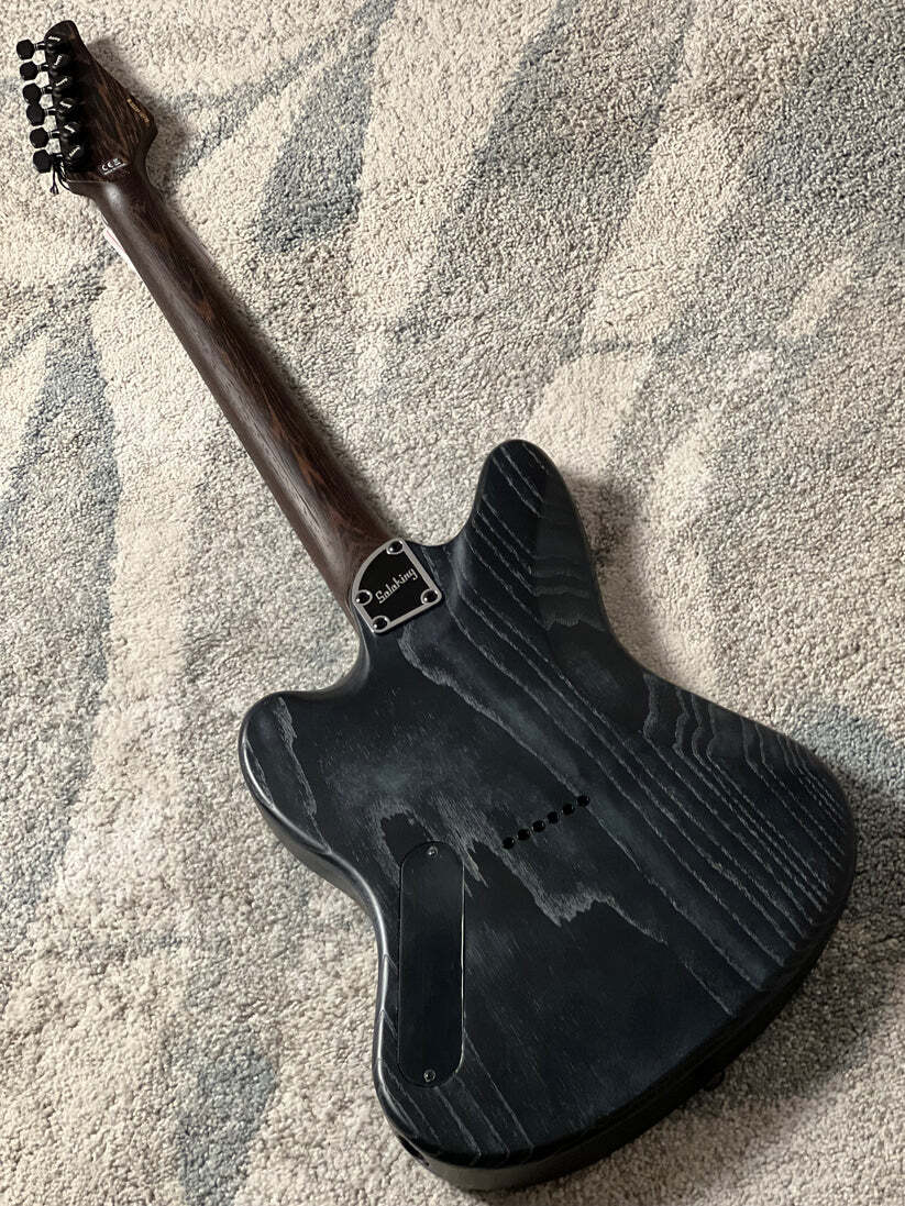 Soloking MJM-1 Custom HH with Wenge Neck in Driftwood Black