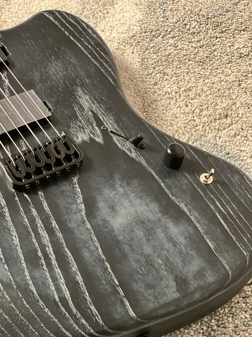 Soloking MJM-1 Custom HH with Wenge Neck in Driftwood Black