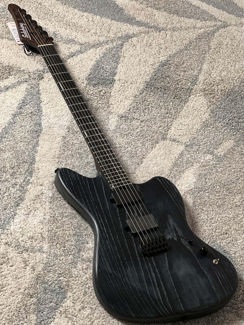 Soloking MJM-1 Custom HH with Wenge Neck in Driftwood Black