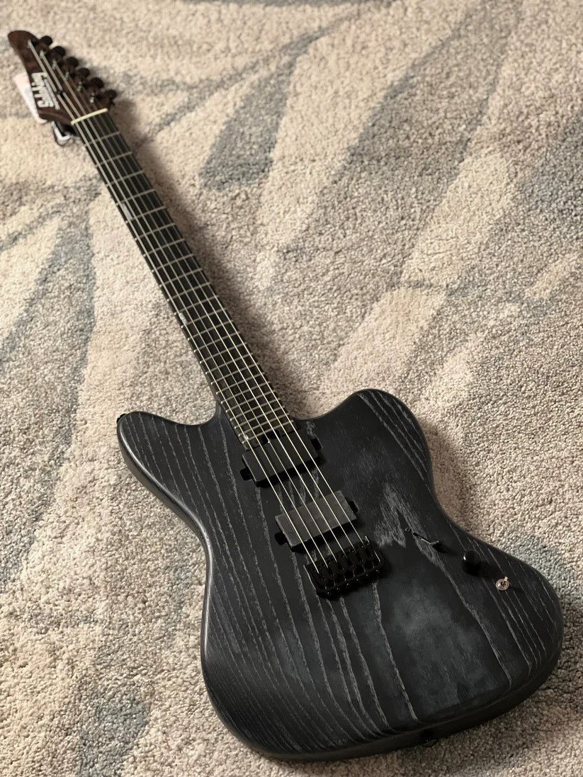 Soloking MJM-1 Custom HH with Wenge Neck in Driftwood Black