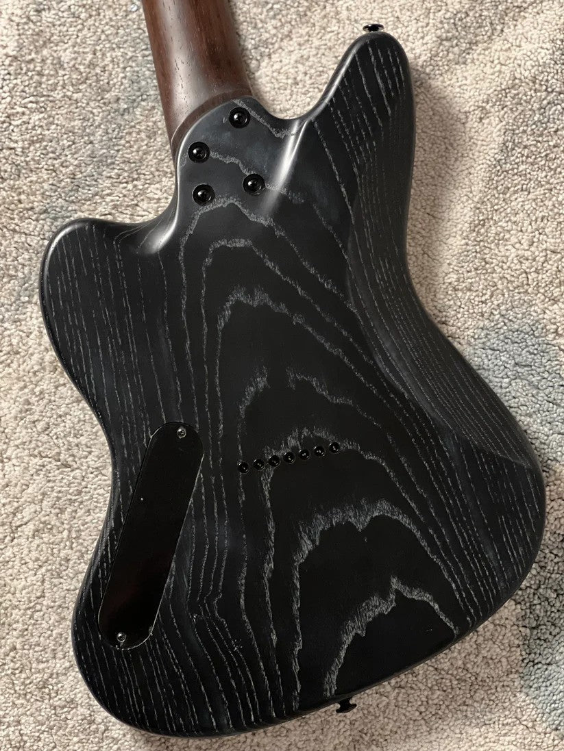Soloking MJM-7 Custom Baritone HH with Wenge Neck in Driftwood Black