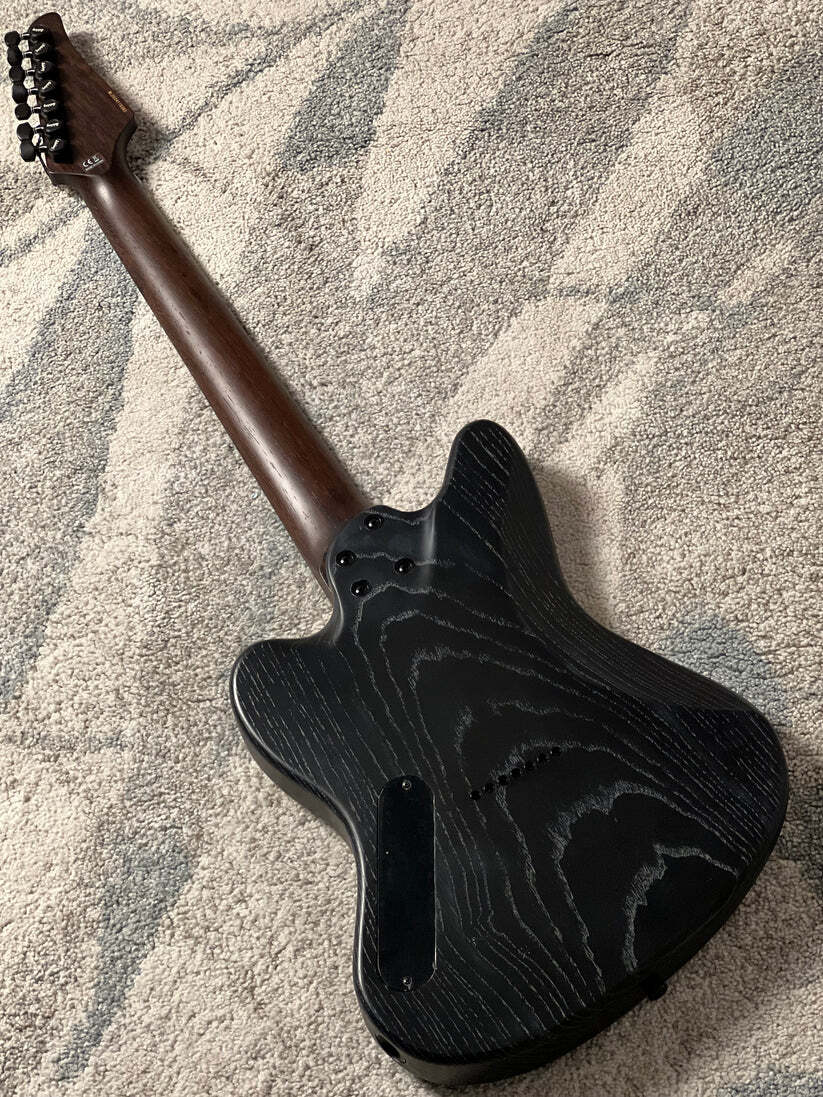 Soloking MJM-7 Custom Baritone HH with Wenge Neck in Driftwood Black