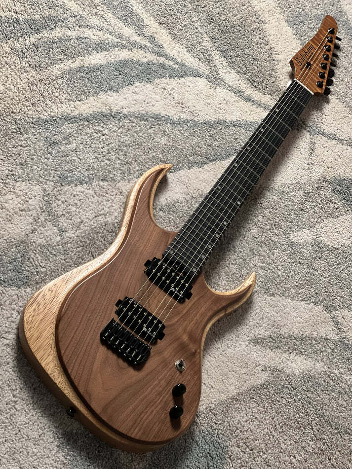 Soloking MW-7 Custom HH FMN in Natural with Exotic Walnut Top