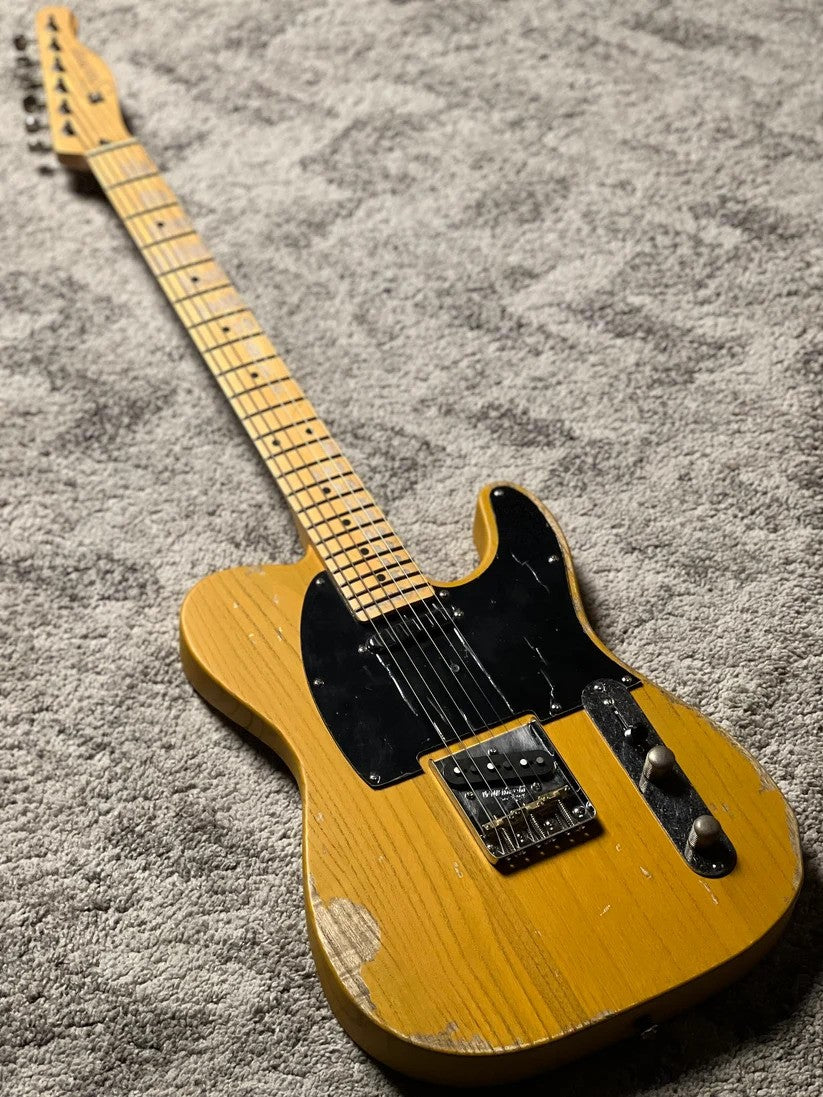 Soloking MT-1 Tribute 50s Relic with maple FB in Butterscotch Blonde