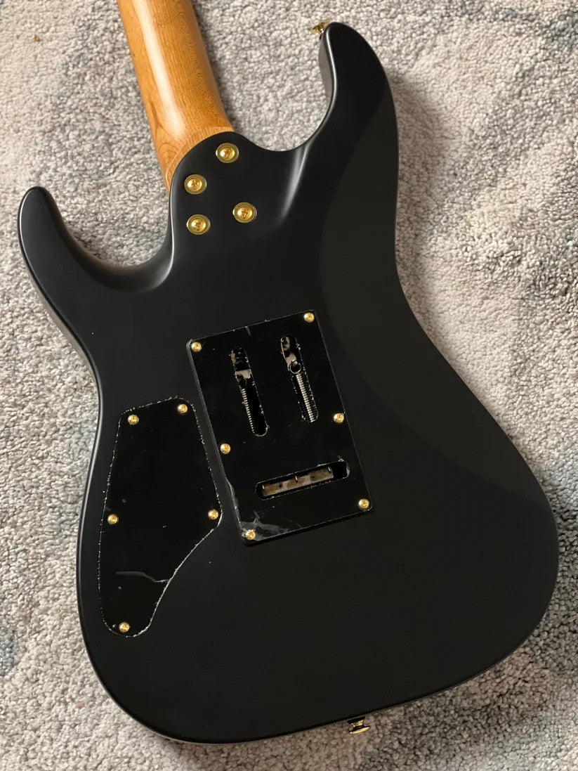 Soloking MS-1 Custom 24 HH FR Flat Top in Satin Black Limited Edition