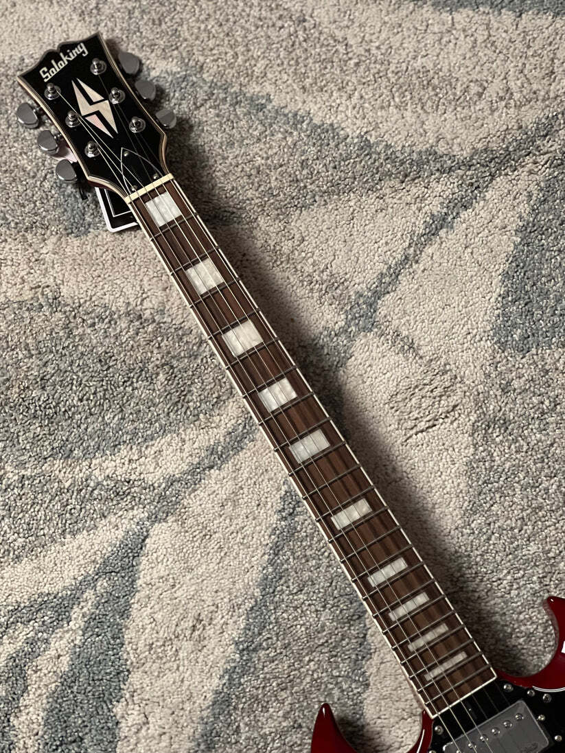 Soloking SG61 MKII in Transparent Red Cherry