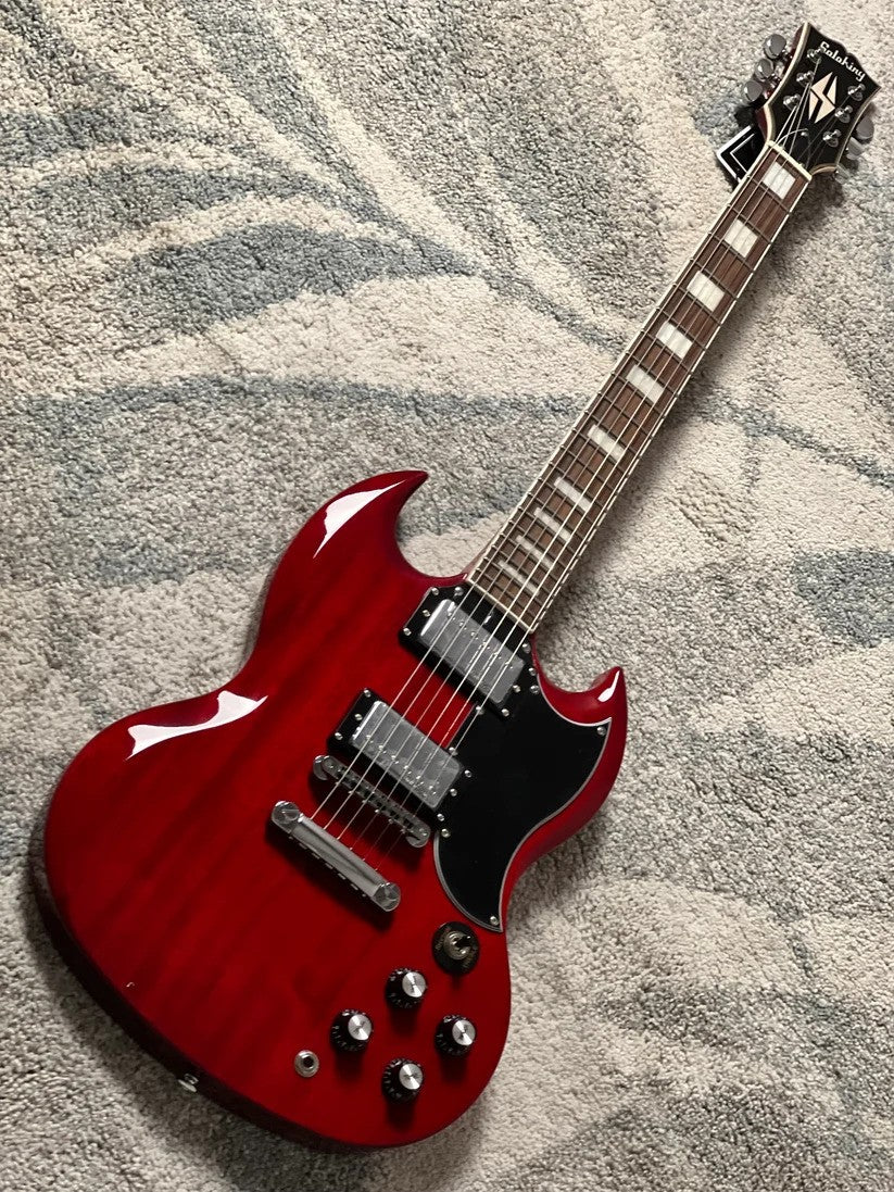 Soloking SG61 MKII in Transparent Red Cherry