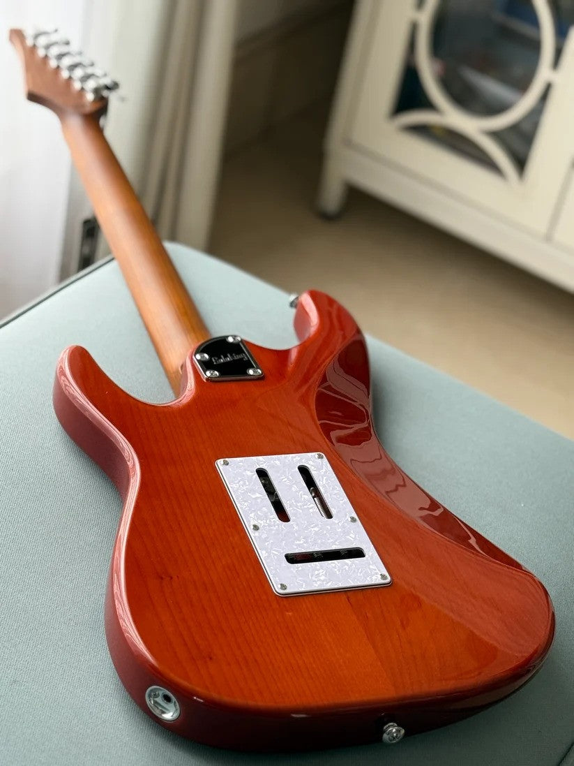 Soloking MS-1 Classic MKII in Aged Honeyburst with Roasted Maple FB and 5A Quilt Top