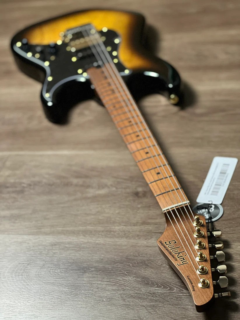 Soloking MS-1 Classic ASH in 2 Color Sunburst with Roasted Maple FB and Gold Hardware Nafiri Special Run
