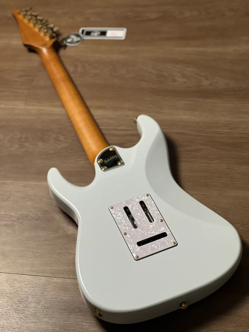 Soloking MS-1 Classic MKII in Olympic White with Gold Hardware and Roasted Maple FB