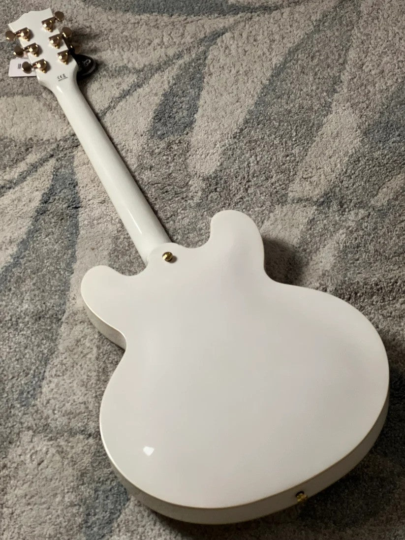 Soloking SH-335 Heritage in Alpine White with Gold Hardware