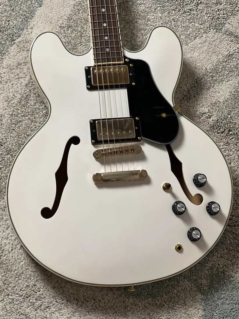 Soloking SH-335 Heritage in Alpine White with Gold Hardware