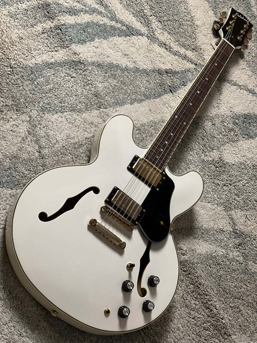 Soloking SH-335 Heritage in Alpine White with Gold Hardware