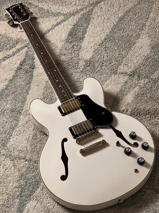 Soloking SH-335 Heritage in Alpine White with Gold Hardware
