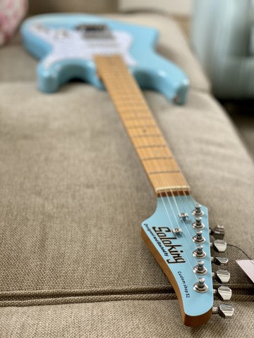 Soloking MS-1 Classic in Daphne Blue and Roasted Maple FB