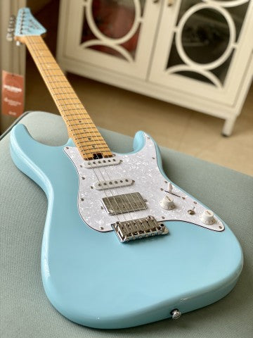 Soloking MS-1 Classic in Daphne Blue and Roasted Maple FB