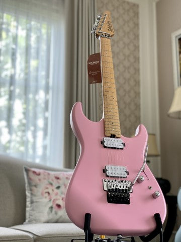 Soloking MS-1 Custom 22 HH FR in Satin Shell Pink Matte with Floyd Rose