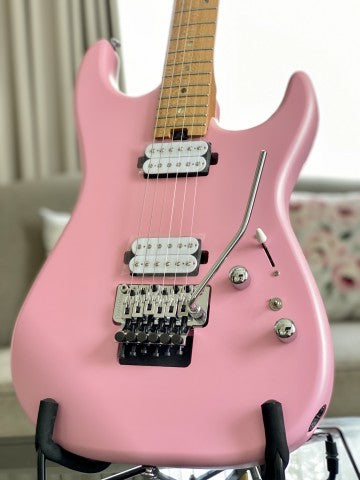 Soloking MS-1 Custom 22 HH FR in Satin Shell Pink Matte with Floyd Rose