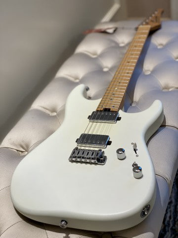 Soloking MS-1 Custom 24 HH in Satin White Matte with Roasted Maple Neck and Alder Body