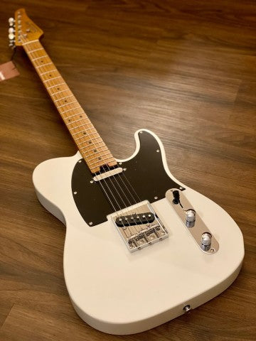 Soloking MT-1 Vintage MKII with Roasted Maple Neck in Olympic White