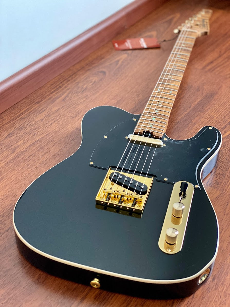 Soloking MT-1G FM With Roasted Flame Neck in Black Beauty (Nafiri Music Special Run)