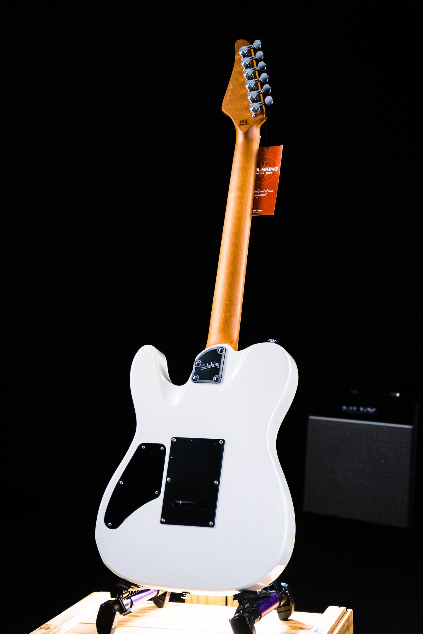 Soloking MT-1 Modern HH in Pearl White Metallic with Roasted Maple Neck and FB
