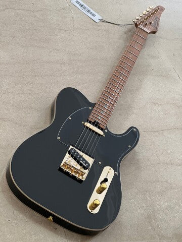 Soloking MT-1G FM MKII With Roasted Flame Maple Neck in Black Beauty Nafiri Special Run