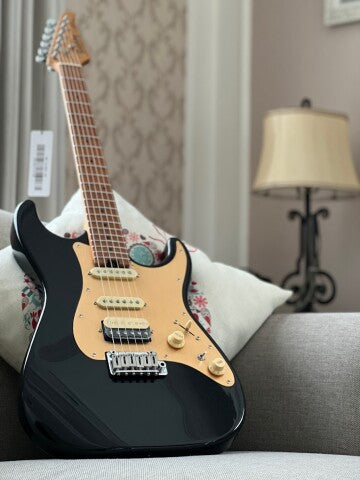 Soloking MS-1 Classic MKII with Roasted Maple FB in Black Gold Pickguard Nafiri Special Run