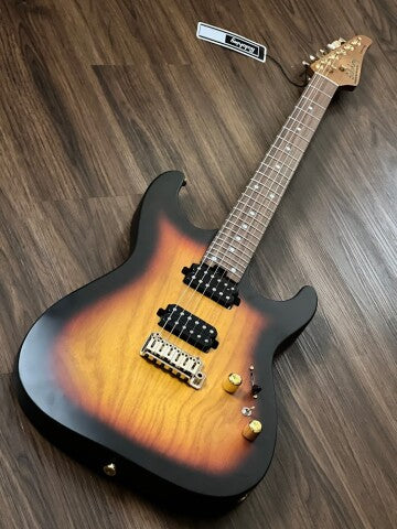 Soloking MS-1 Custom 24 HH Ash Flat Top in Tri Fade Burst Nafiri Special Run